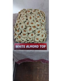 WHITE ALMOND TOP CHOCKLATE WHITE ALMOND TOP CHOCKLATE